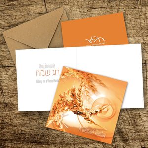 Holiday Greeting Card "Wheat" Hidur Design Works 